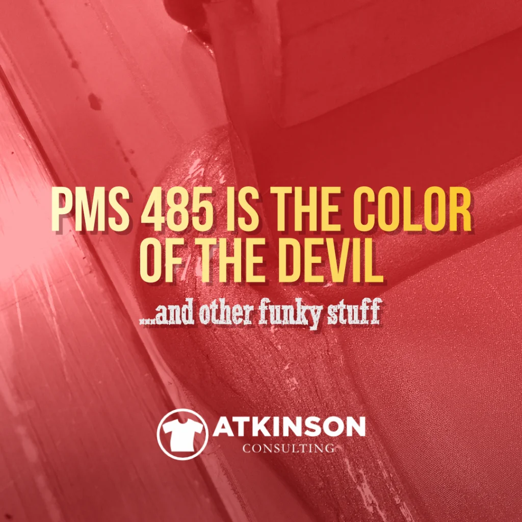 PMS 485 is the Color of the Devil - Marshall Atkinson