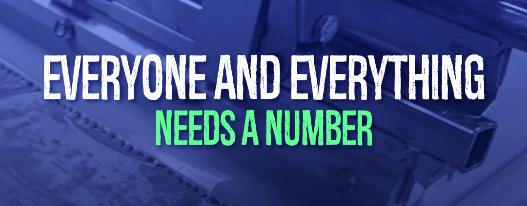 Everyone and Everything Needs a Number