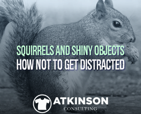 Squirrels and Shiny Objects: How Not To Get Distracted