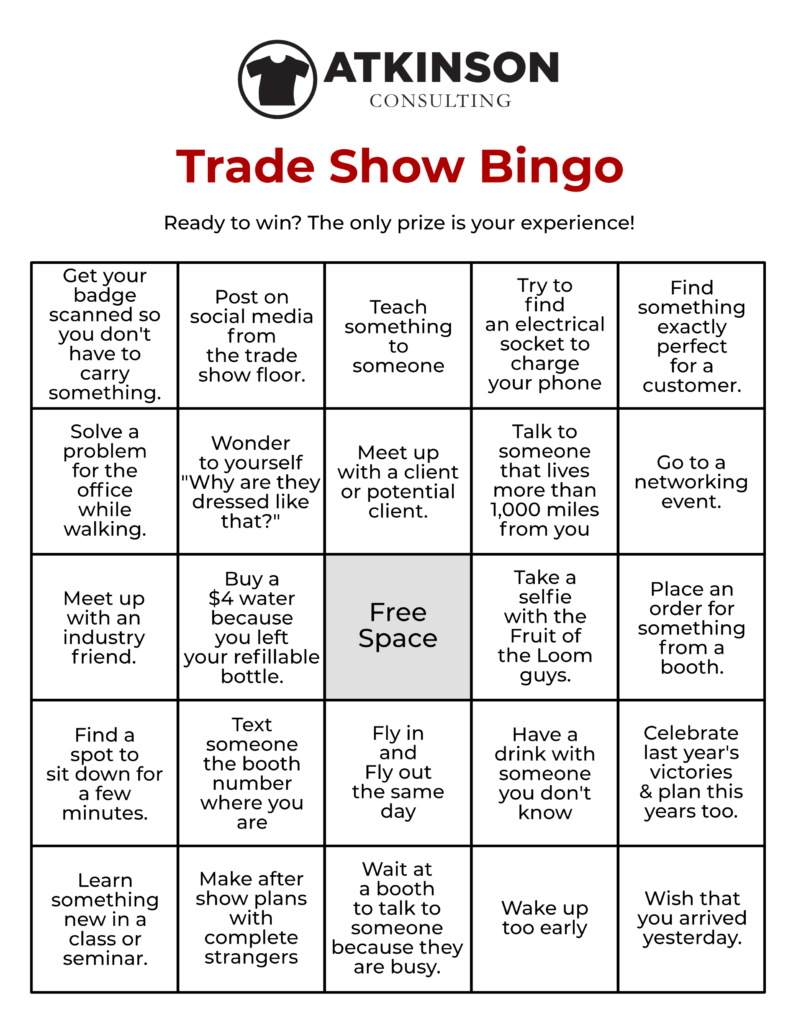 MYSTERY TRADE BINGO Card