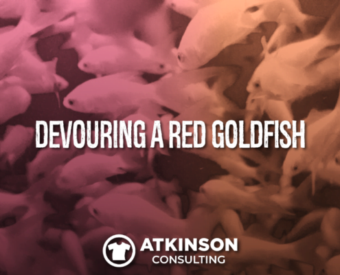 Devouring a Red Goldfish