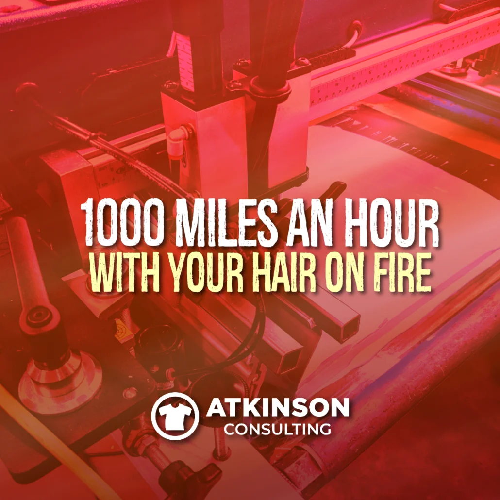 1000 Miles An Hour With Your Hair On Fire