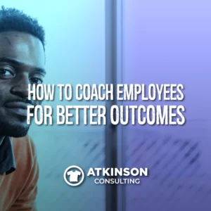 Confident employee looking toward the future