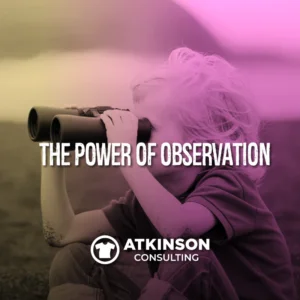 Boy observing with binoculars