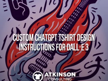 Custom ChatGPT T-shirt Design Instructions for DALL-E 3
